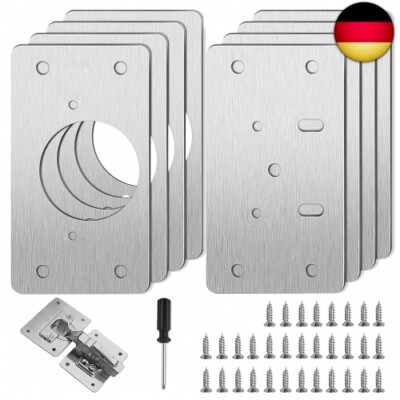 AFAIK Scharnier Reparaturset Schrank Scharnier Reparaturplatte 8PCS für 