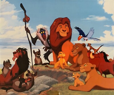 WALT DISNEY THE LION KING 1994 Limited Edition Sericel with COA | eBay