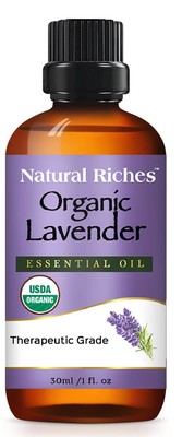 Organic Lavender Essential Oil with Premium Therapeutic Quality Pure USDA Cer...