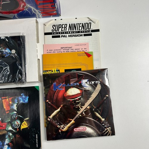 Killer Instinct Free Watch Nintendo Super NES (SNES, 1994 PAL) Complete + CD - Zdjęcie 13 z 13