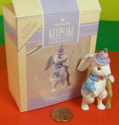 Hallmark Keepsake Springtime Easter Ornament ''Springtime Stroll''  1990