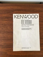 Kenwood KX-W6080 KX-W4080  Service Manual *Original*