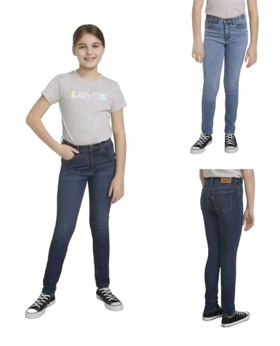 Levi's Youth Girls Super Skinny 720 Jean with Adjustable Waist, Size 12 or 14 - Picture 2 of 16