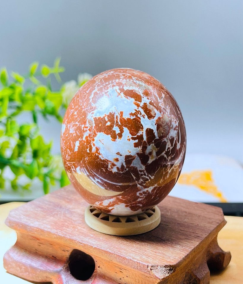 210g Natural Money Agate Quartz Crystal Energy Healing Ball eBay