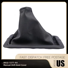 Manual Shift Boot Cover 5 Speed Leather for 2005-2009 Ford Mustang 8R3Z-7277-AA