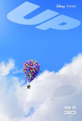2009 Disney Up Movie Poster 11X17 Carl Fredricksen Charles F. Muntz Russell   