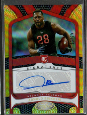 2022 Certified Rookie Signatures Red Etch #20 Arnold Ebiketie Auto /25