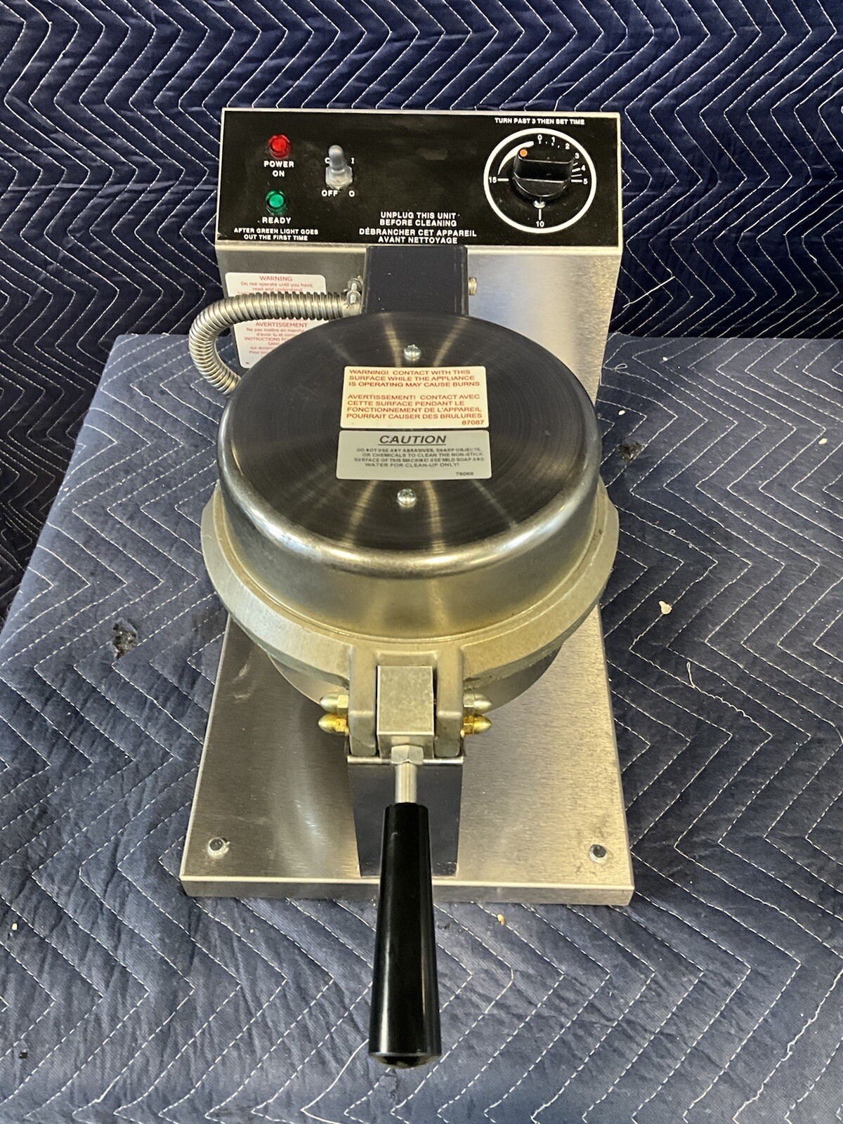 Gold Medal 5020T Giant Waffle Cone Baker w/ 8" NonStick Grid