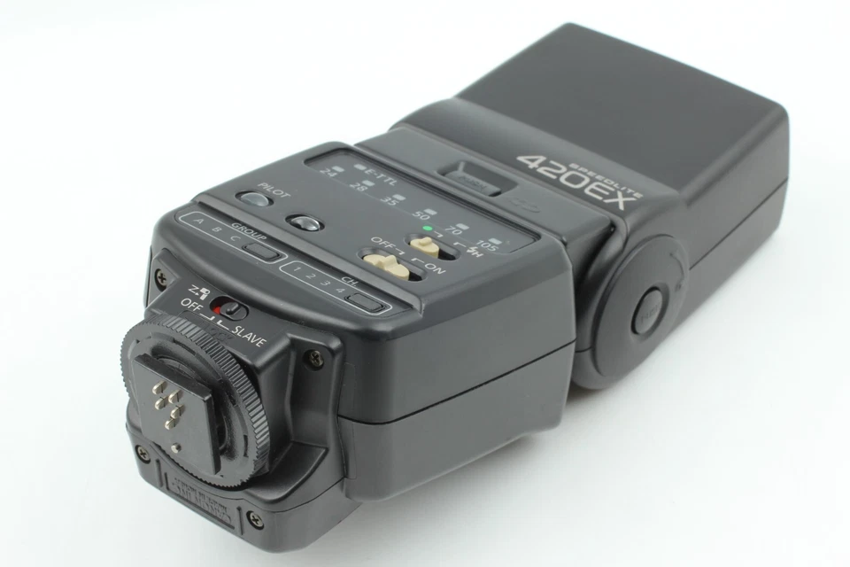 [N.MINT] Canon Speedlite 420EX Flash With Storage Case from Japan #307 - Image 3 of 4