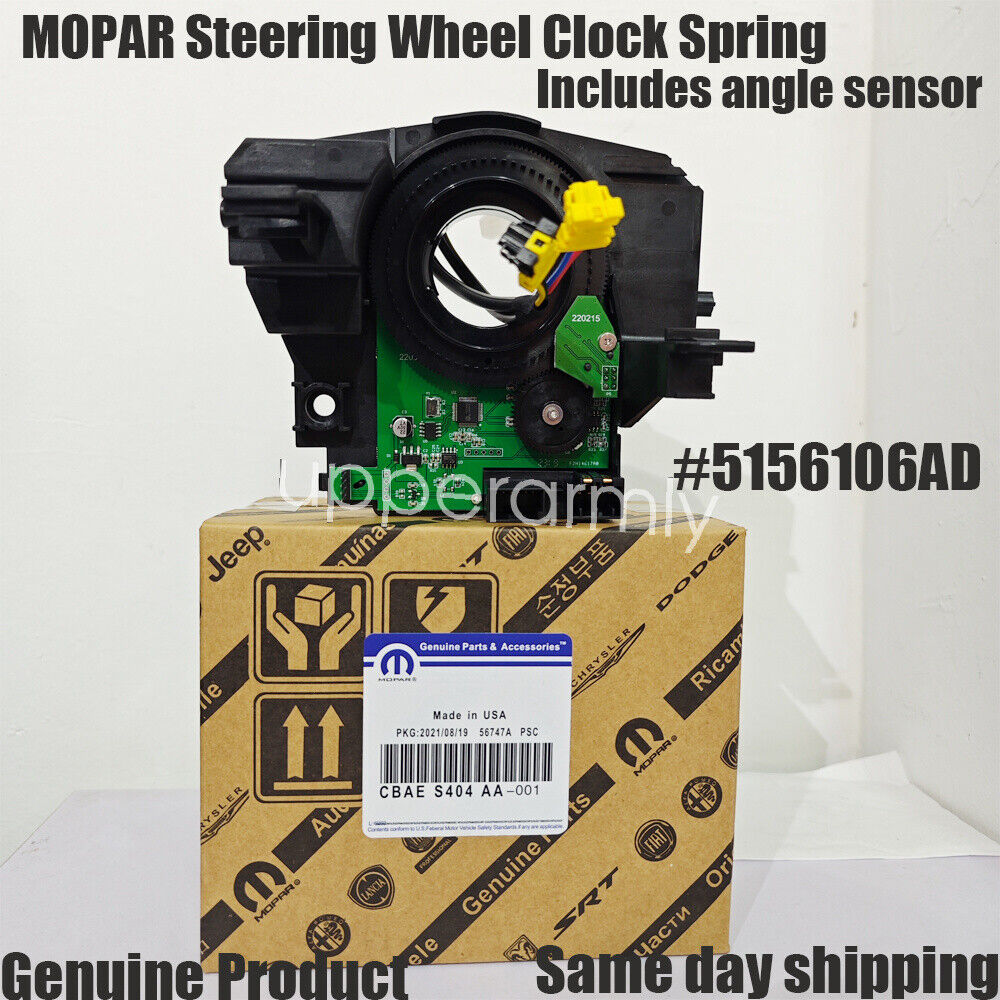 OEM MOPAR Steering Wheel Clock Spring 5156106AD For 2007-18 Jeep Wrangler JK US