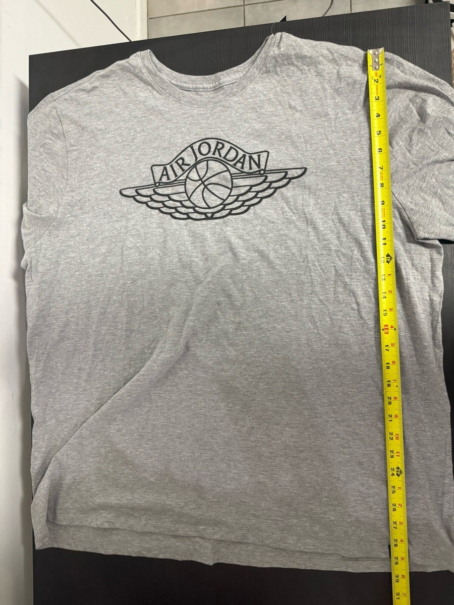 NWT Nike Air Jordan 1 wing logo tee sz 3XL Gray AR2831- 091 Acg