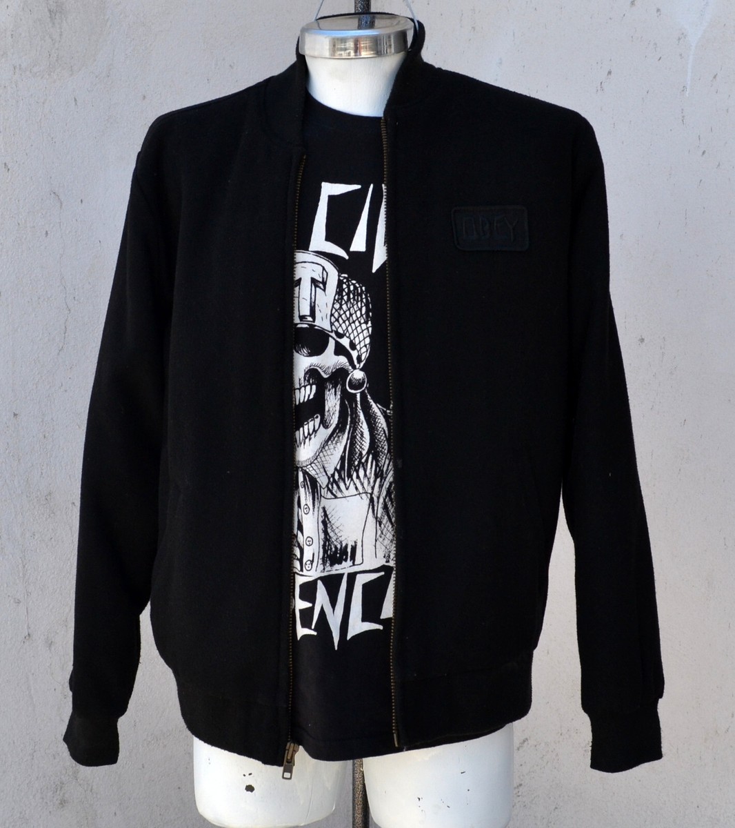 Suicidal Tendencies x Obey Bomber Jacket Size M Used | eBay