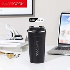 Smartcook Thermo Coffee Cup 17 Oz, Tumblers with Lid, Reusable Thermal Drinkware