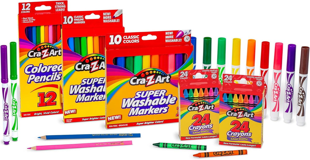 Crayola Colored Pencils Cra-Z-Art Back-to-School Bundle: 20