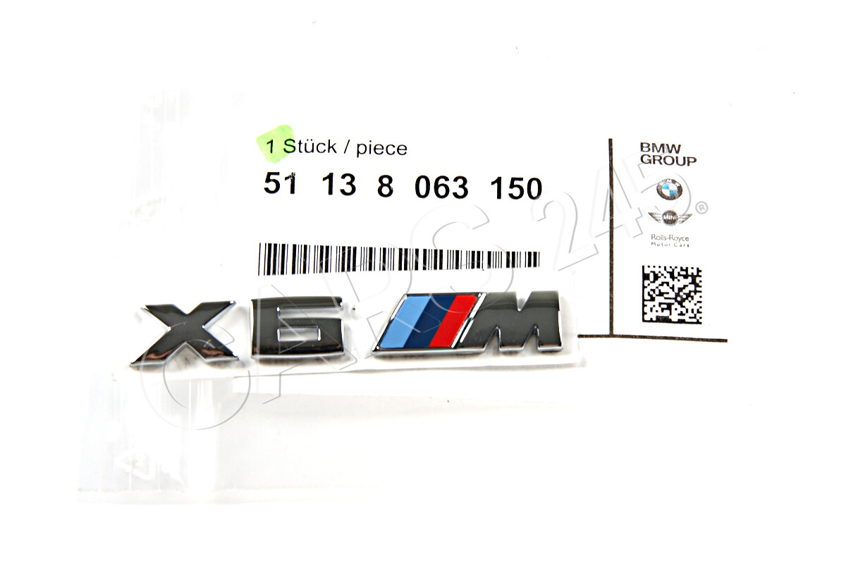 Original BMW X6M F86 Kühlergrill Niere Grill M Emblem links OEM ジェラピケ 2024年 福袋 B