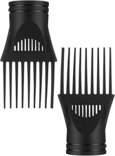 2 Pcs Hair Dryer Diffusers Blow Dryer Attachment with Comb Nozzles Fit for Hair