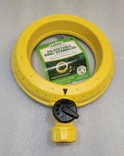 Expert Gardener 7in Stationary Adjustable Spray Ring Sprinkler Metal Base NEW