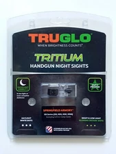 Truglo TG231X Night Sight Set for Springfield XD,XDE, XDS & XDM Green