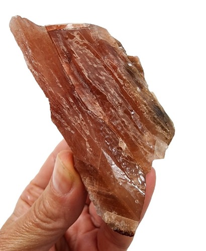 Red Calcite Crystal Natural Mexico 140 grams