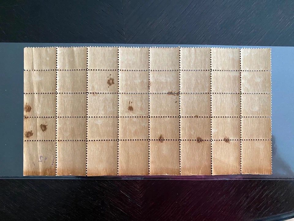 Latvia, Lettland 1940  RIGA REVENUE corner of 28 stamps 50 santimi WWII MNH** - Image 2 of 2