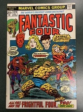Fantastic Four #129 (Marvel, 1972) 1st Thundra John Buscema VG