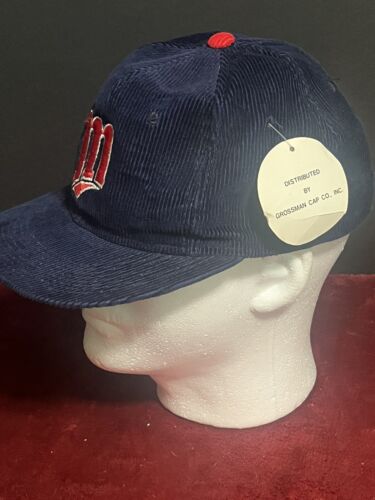 Vintage Corduroy Minnesota Twins G Cap snapback Hat - Picture 3 of 10