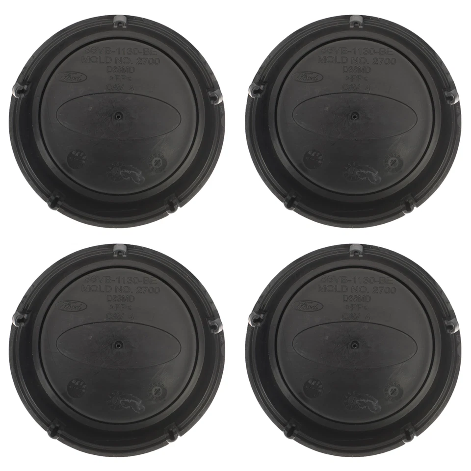 OEM NEW Wheel Hub Center Cap Set (4) Black 2015-2017 Ford Transit CK4Z1130H - Image 3 of 4