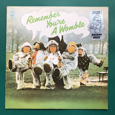 Mike Batt REMEMBER YOU'RE A WOMBLE Animated TV Soundtrack Pop LP Banana Rock UK