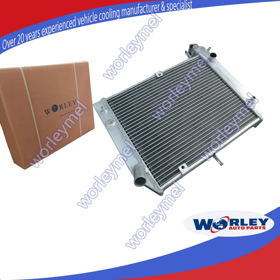 Radiador de aluminio YZF R1 R-1 R 1 2000 2001 para YAMAHA 00 01 + un ventilador Foto 3 de 4