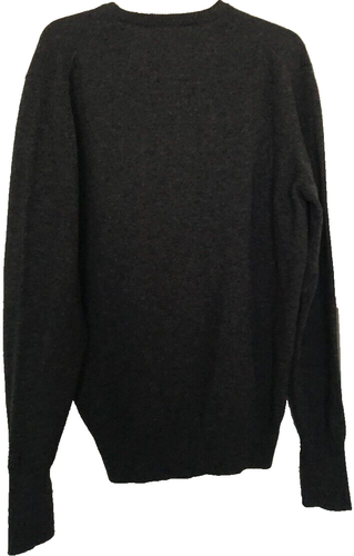 Peter Scott men's charcoal color wool v neck sweater xl - Picture 2 of 3
