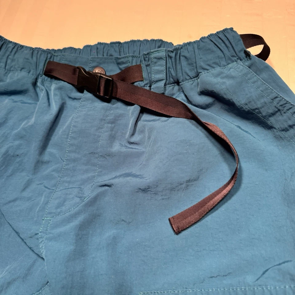 Pantalones de Senderismo Convertibles REI De Colección Para Mujer L Azul Teal Cremallera Carga Exterior Foto 3 de 4