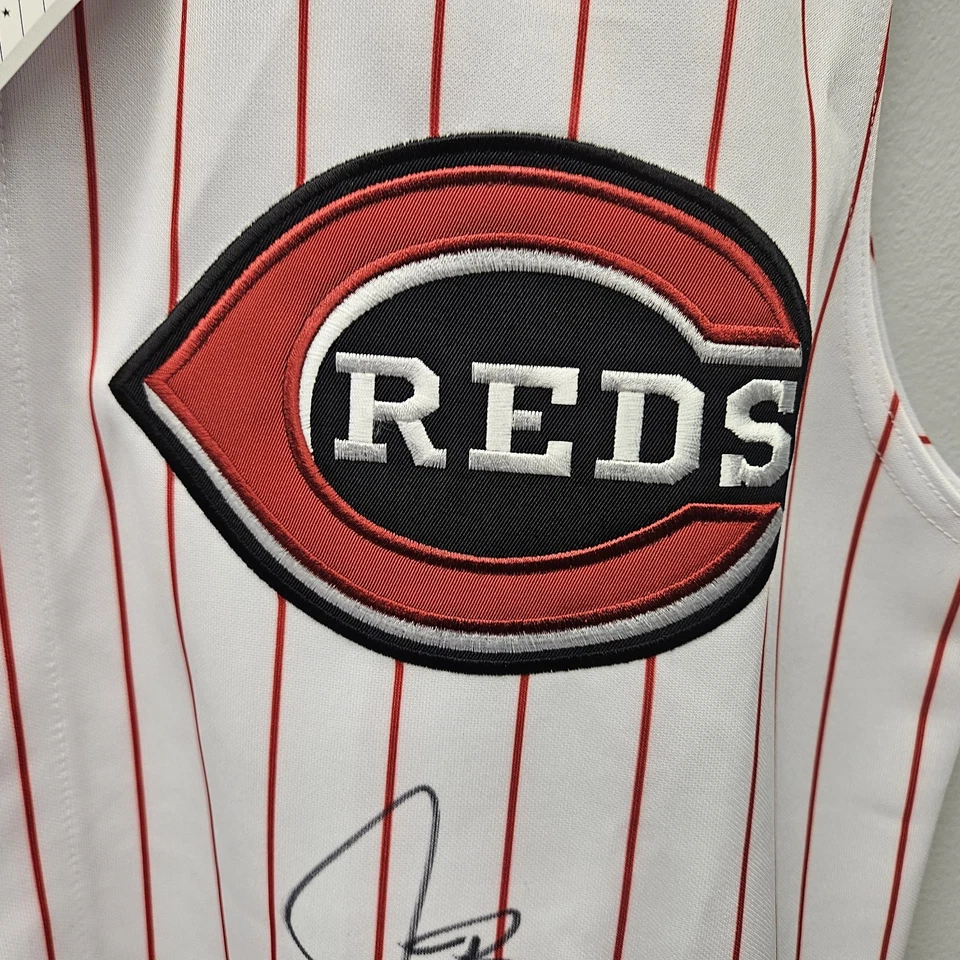 Russell Athletic Cincinnati Reds Jay Bruce Autographed Sleeveless Jersey / Large - Image 4 of 4