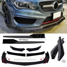 Front Bumper Lip Spoiler Side Skirtrear Diffuser For Mercedes Benz Cla250 C117
