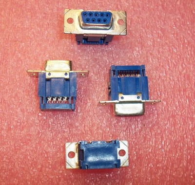 QTY (9) CWR-281-09-0203 CW INDUSTRIES 9 POSITION IDC RIBBON CABLE FEMALE PLUGS