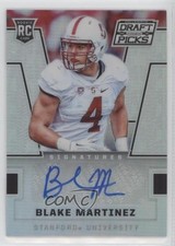 2016 Panini Prizm Collegiate Draft Picks Silver Blake Martinez #246 Auto 11bp
