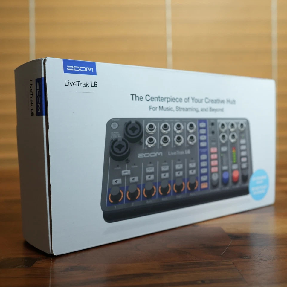 Zoom LiveTrak L6 10-Channel Digital Mixer Ultra compact Recorder Multitrack - Image 4 of 4