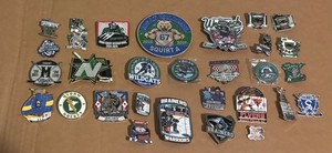 2026 FARGO SQUIRT COLLECTED 30 VARIOUS HOCKEY PINS LOT #H