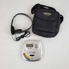 Aiwa XP-V50 Portable Compact Disc CD Player 10 Second Anti-Shock, Earphones, Bag