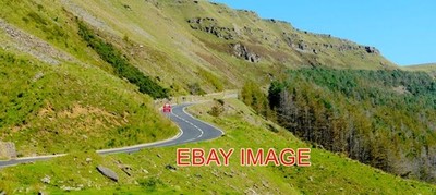 FOTO A4061 BEIM STEILEN ANSTIEG VON NANT-Y-MOEL ZU EINEM GIPFELSCHNITT BEI BWLCH
