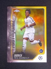 2024-25 Topps Chrome UEFA Endrick RC Rookie Youthquake Gold Refractor /50