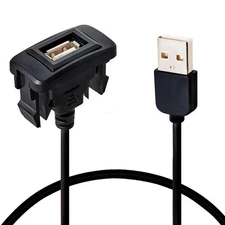 Dash USB Power Socket Charger Flush Mount Adapter For Toyota FJ cruiser 07-14