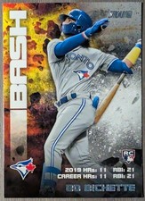 2020 Stadium Club - #BAB-14 Bo Bichette RC Bash and Burn Blue Jays
