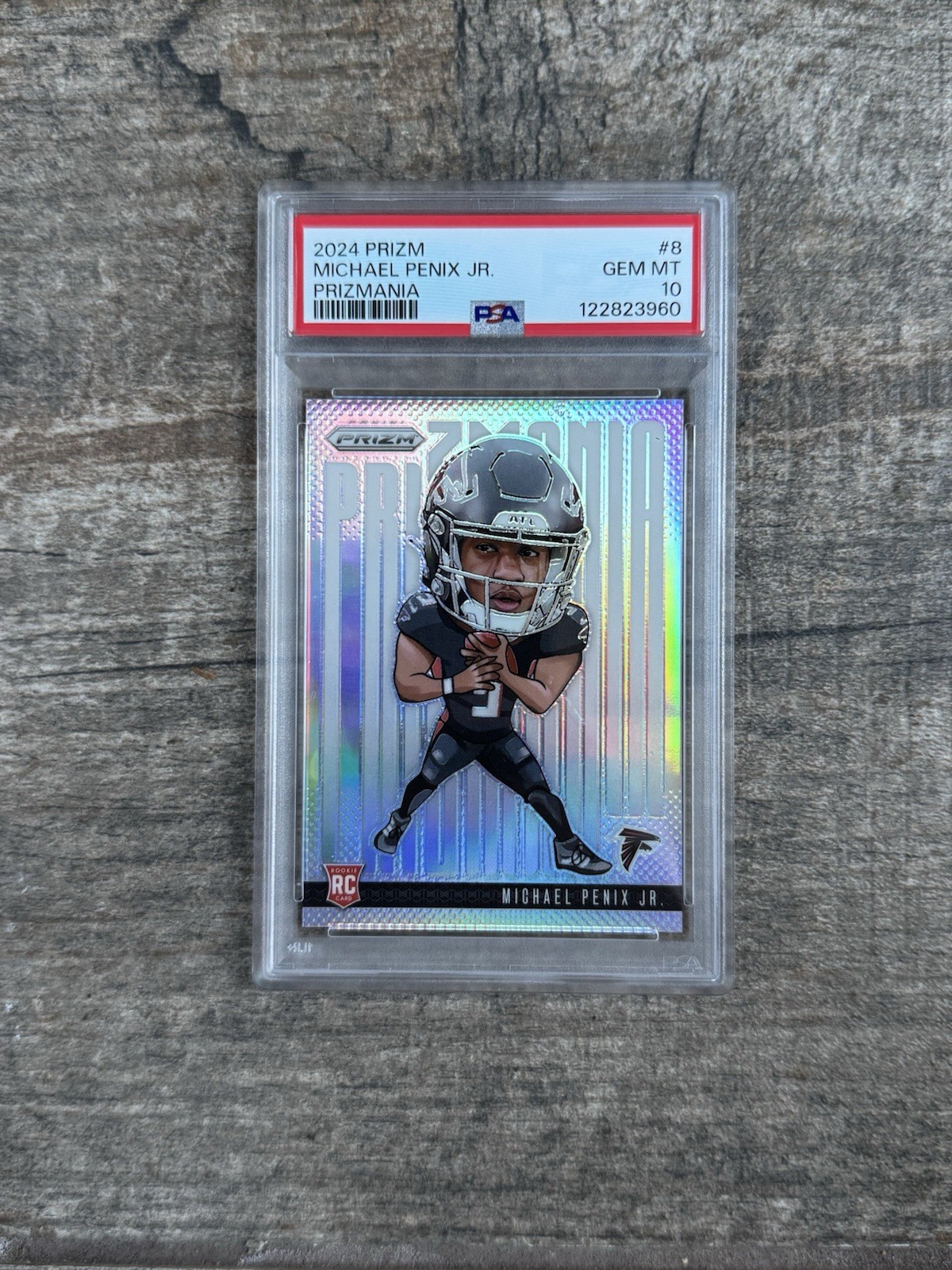 2024 Panini Prizm Prizmania Michael Penix Jr. #8 (RC) PSA 10