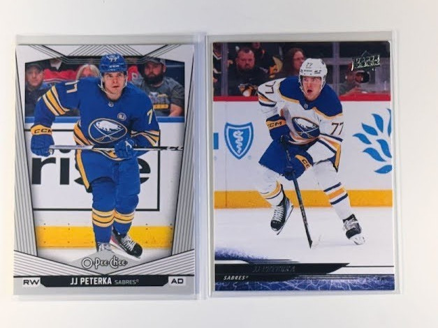 JJ Peterka Base Card Lot 2024-25 Upper Deck #512 O-Pee-Chee #415 OPC Sabres 