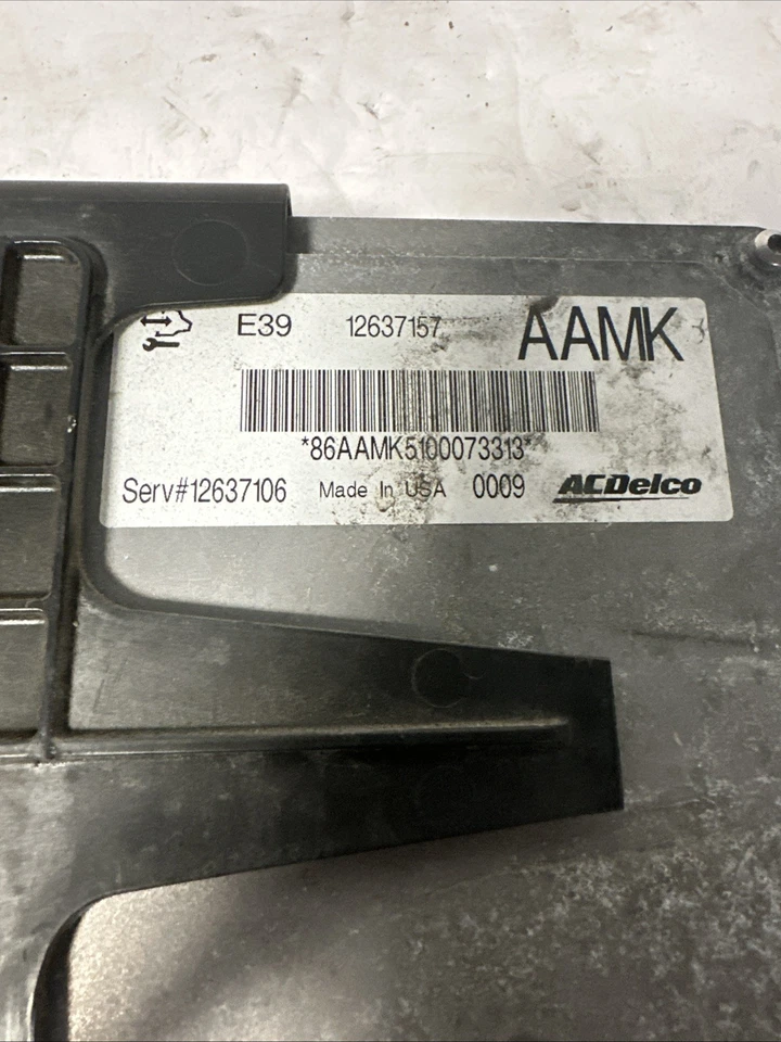 2010-2012 Chevrolet Impala Engine Control Unit ECU 12637106 Module Foto 3 de 3