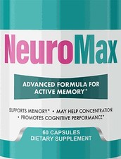 NeuroMax Advanced Mind Memory  Cognitive Support 60 Capsules Genuine Neuro Max