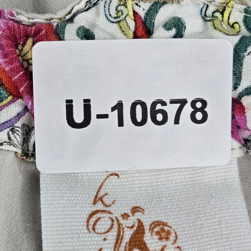 Pantalones Médicos Koi Mujer M Beige Carga Botón Relajado 29" Entrepierna Foto 2 de 4