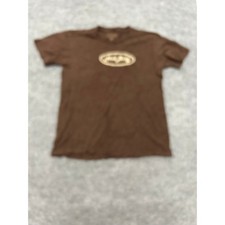 Hill Billy T-Shirt Mens Size M Brown Bow Hunting Graphic Cotton Made in USA Tee