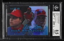 1999 Flair Showcase Row 1 Legacy Collection 14/99 Ivan Rodriguez BGS 8.5 HOF b4d