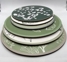 Boho Plant Wall Art Decor Wooden Barydat 6Pk New